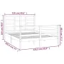 Solid wood bed frame 120x190 cm by vidaXL, Beds and slatted bases - Ref: Foro24-3105830, Price: 117,21 €, Discount: %