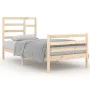 Solid wood bed frame 90x200 cm by vidaXL, Beds and slatted bases - Ref: Foro24-3105845, Price: 93,70 €, Discount: %
