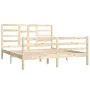 Solid wood bed frame 160x200 cm by vidaXL, Beds and slatted bases - Ref: Foro24-3105870, Price: 134,82 €, Discount: %