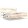 Bettgestell aus Massivholz 200x200 cm von vidaXL, Betten und Lattenroste - Ref: Foro24-3105880, Preis: 141,15 €, Rabatt: %