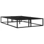 Black metal bed frame 120x200 cm by vidaXL, Beds and slatted bases - Ref: Foro24-324787, Price: 99,81 €, Discount: %