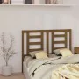 Solid pine wood headboard in honey brown 146x4x100 cm by vidaXL, Headboards and footboards - Ref: Foro24-818823, Price: 31,44...