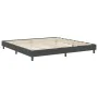 Box spring bed dark gray fabric 200x200 cm by vidaXL, Beds and slatted bases - Ref: Foro24-3054711, Price: 752,52 €, Discount: %