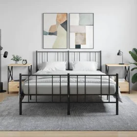 Nachttische, 2 Stück, Holzwerkstoff, Sonoma-Eiche, 50 x 41 x 65 cm von vidaXL, Nachttische - Ref: Foro24-826086, Preis: 84,10...