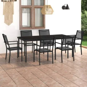 7-teiliges Garten-Essset aus Stahl von vidaXL, Gartensets - Ref: Foro24-3073518, Preis: 452,09 €, Rabatt: %