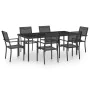 7-teiliges Garten-Essset aus Stahl von vidaXL, Gartensets - Ref: Foro24-3073518, Preis: 462,39 €, Rabatt: %
