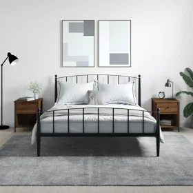 Nachttische, 2 Stück, Eichenbraun, Holzwerkstoff, 40 x 42 x 50 cm von vidaXL, Nachttische - Ref: Foro24-825942, Preis: 73,24 ...