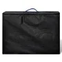 Klappbare Massageliege 2 Zonen, blaue Holzstruktur von vidaXL, Massageliegen - Ref: Foro24-110086, Preis: 165,10 €, Rabatt: %