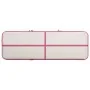 Inflatable gymnastics mat with pump, pink PVC, 500x100x15 cm by vidaXL, Pilates and yoga mats - Ref: Foro24-92664, Price: 254...