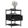 Mesitas de noche 2 uds madera de ingeniería negro 40x42x56 cm de vidaXL, Mesitas de noche - Ref: Foro24-826024, Precio: 91,17...