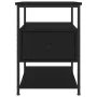 Mesitas de noche 2 uds madera de ingeniería negro 40x42x56 cm de vidaXL, Mesitas de noche - Ref: Foro24-826024, Precio: 91,17...