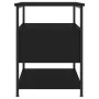 Mesitas de noche 2 uds madera de ingeniería negro 40x42x56 cm de vidaXL, Mesitas de noche - Ref: Foro24-826024, Precio: 91,17...