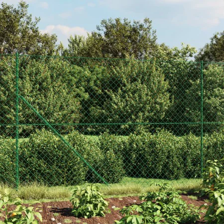 Grüner Drahtzaun 1,6x25 m von vidaXL, Zaunpaneele - Ref: Foro24-153916, Preis: 196,83 €, Rabatt: %