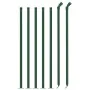 Wire fence with green flange 0.8x10 m by vidaXL, fence panels - Ref: Foro24-153936, Price: 57,45 €, Discount: %