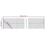 Drahtzaun mit grünem Flansch 1,6x10 m von vidaXL, Zaunpaneele - Ref: Foro24-153940, Preis: 78,07 €, Rabatt: %