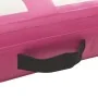Inflatable gymnastics mat with pump, pink PVC, 500x100x15 cm by vidaXL, Pilates and yoga mats - Ref: Foro24-92664, Price: 254...