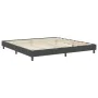 Cama box spring tela gris oscuro 200x200 cm de vidaXL, Camas y somieres - Ref: Foro24-3054719, Precio: 777,81 €, Descuento: %