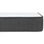 Cama box spring tela gris oscuro 200x200 cm de vidaXL, Camas y somieres - Ref: Foro24-3054719, Precio: 777,81 €, Descuento: %