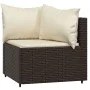 Garden furniture set, 4 pieces, with brown synthetic rattan cushions. by vidaXL, Garden sets - Ref: Foro24-319760, Price: 193...