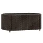 4-teiliges Gartenmöbel-Set und Kissen aus braunem synthetischem Rattan von vidaXL, Gartensets - Ref: Foro24-319760, Preis: 19...