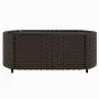 Garden furniture set, 4 pieces, with brown synthetic rattan cushions. by vidaXL, Garden sets - Ref: Foro24-319760, Price: 193...