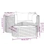 4-teiliges Gartenmöbel-Set und Kissen aus braunem synthetischem Rattan von vidaXL, Gartensets - Ref: Foro24-319760, Preis: 19...