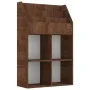 Magazine rack for children made of brown oak plywood, measuring 71x30x114 cm. by vidaXL, Magazine racks - Ref: Foro24-339535,...
