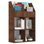 Magazine rack for children made of brown oak plywood, measuring 71x30x114 cm. by vidaXL, Magazine racks - Ref: Foro24-339535,...