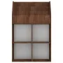 Magazine rack for children made of brown oak plywood, measuring 71x30x114 cm. by vidaXL, Magazine racks - Ref: Foro24-339535,...