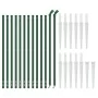 Wire fence with anchor spikes green 0.8x25 m by vidaXL, fence panels - Ref: Foro24-153928, Price: 172,82 €, Discount: %