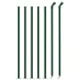 Wire fence with green flange 1.1x10 m by vidaXL, fence panels - Ref: Foro24-153938, Price: 59,51 €, Discount: %