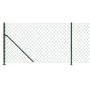 Wire fence with green flange 1.1x10 m by vidaXL, fence panels - Ref: Foro24-153938, Price: 59,51 €, Discount: %