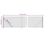 Wire fence with green flange 1.1x10 m by vidaXL, fence panels - Ref: Foro24-153938, Price: 59,51 €, Discount: %