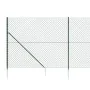 Wire fence with anchor spikes green 1.4x25 m by vidaXL, fence panels - Ref: Foro24-153931, Price: 265,43 €, Discount: %