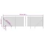 Wire fence with anchor spikes green 1.4x25 m by vidaXL, fence panels - Ref: Foro24-153931, Price: 265,43 €, Discount: %