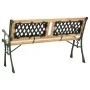 Gartenbank aus Gusseisen und massivem Tannenholz 122 cm von vidaXL, Gartenbänke - Ref: Foro24-312033, Preis: 84,11 €, Rabatt: %