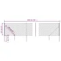 Drahtzaun mit Ankerspitzen grün 1,1x10 m von vidaXL, Zaunpaneele - Ref: Foro24-153922, Preis: 108,23 €, Rabatt: %