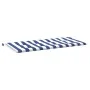 Gartenbankkissen Oxford-Stoff gestreift blau und weiß 120x50x3cm von vidaXL, Kissen für Stühle und Sofas - Ref: Foro24-361135...