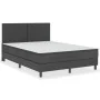 Box spring bed dark gray fabric 160x200 m by vidaXL, Beds and slatted bases - Ref: Foro24-3054709, Price: 631,68 €, Discount: %