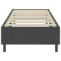 Box spring bed dark gray fabric 90x200 cm by vidaXL, Beds and slatted bases - Ref: Foro24-3054721, Price: 279,18 €, Discount: %