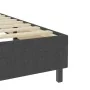 Box spring bed dark gray fabric 90x200 cm by vidaXL, Beds and slatted bases - Ref: Foro24-3054721, Price: 279,18 €, Discount: %