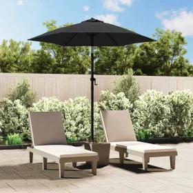 Anthrazitgrauer Aluminium-Sonnenschirm 200x224 cm von vidaXL, Sonnenschirme - Ref: Foro24-47206, Preis: 45,40 €, Rabatt: %