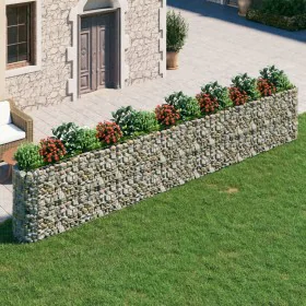 Galvanized iron gabion bed 610x50x100 cm by vidaXL, Pots and planters - Ref: Foro24-152039, Price: 192,27 €, Discount: %