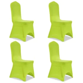Elastischer Stuhlbezug 4 Einheiten grün von vidaXL, Abdeckungen - Ref: Foro24-131417, Preis: 22,80 €, Rabatt: %