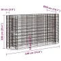 Gabionenbeet aus verzinktem Eisen 190x50x100 cm von vidaXL, Töpfe und Pflanzgefäße - Ref: Foro24-152033, Preis: 75,31 €, Raba...