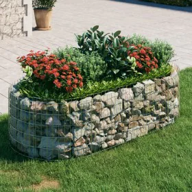 Gabionenbett aus verzinktem Eisen, 200 x 100 x 50 cm von vidaXL, Töpfe und Pflanzgefäße - Ref: Foro24-152040, Preis: 71,00 €,...