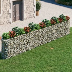 Galvanized iron gabion bed 540x50x100 cm by vidaXL, Pots and planters - Ref: Foro24-152038, Price: 191,45 €, Discount: %