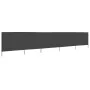 5-teilige Strand-Windjacke aus anthrazitgrauem Stoff, 600 x 80 cm von vidaXL, Sonnenschirme - Ref: Foro24-47156, Preis: 51,63...