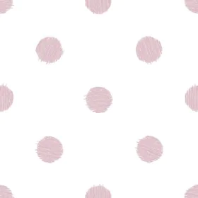 Urban Friends & Coffee White and pink dotted wallpaper by Noordwand, Painted paper - Ref: Foro24-425316, Price: 24,58 €, Disc...