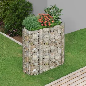 Gabionenbett aus verzinktem Eisen, 120 x 50 x 100 cm von vidaXL, Töpfe und Pflanzgefäße - Ref: Foro24-152032, Preis: 58,49 €,...
